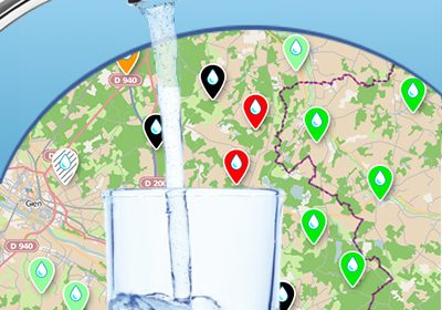 Carte interactive de l’eau du robinet – Les pesticides se la coulent douce !